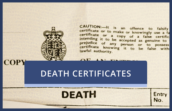 UK Death Certificate Information   Death Certificates 